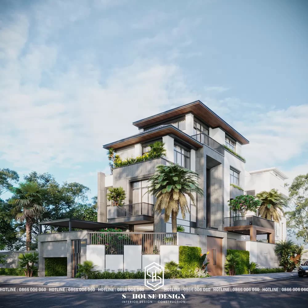 Architectural design of Mr. Tuyen street villa (1)