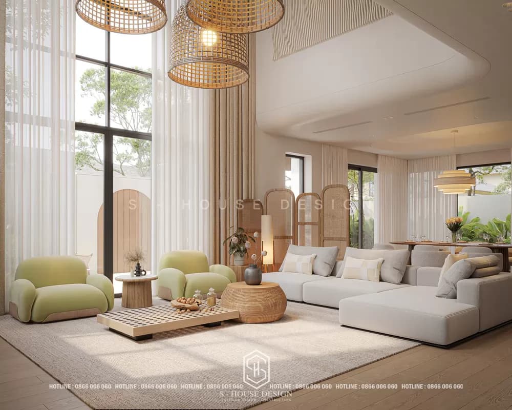 Thiết Kế Nội Thất Biệt Thự Phong Cách Wabi Sabi Tại Nha Trang (2)
