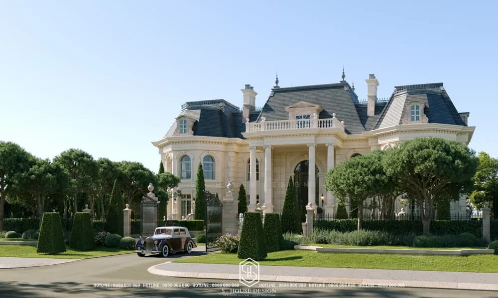 Thiết kế dinh thự tân cổ điển Pháp 6000m2 - BELLEVUE ROYAL (4)