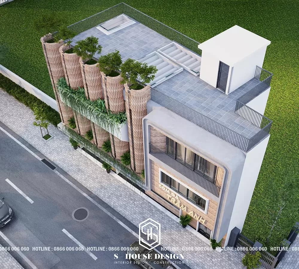 Thiết kế kiến trúc quán cơm gà Trâm Anh (4)