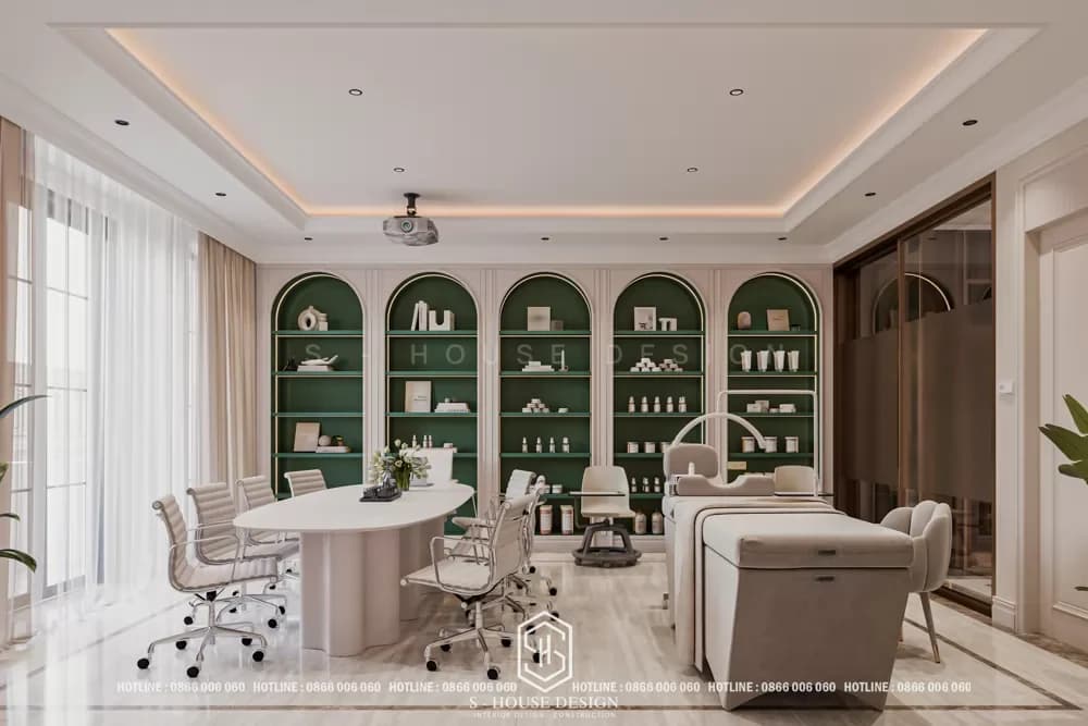Neoclassical Interior Design of Townhouse Combined with Spa Business (5)