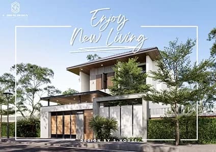 Modern architectural design of Mr. Nhat's townhouse