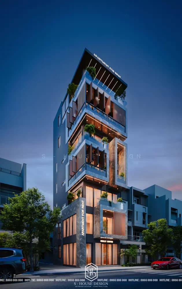 Townhouse Design Combined with Apartment Rental Business (3)