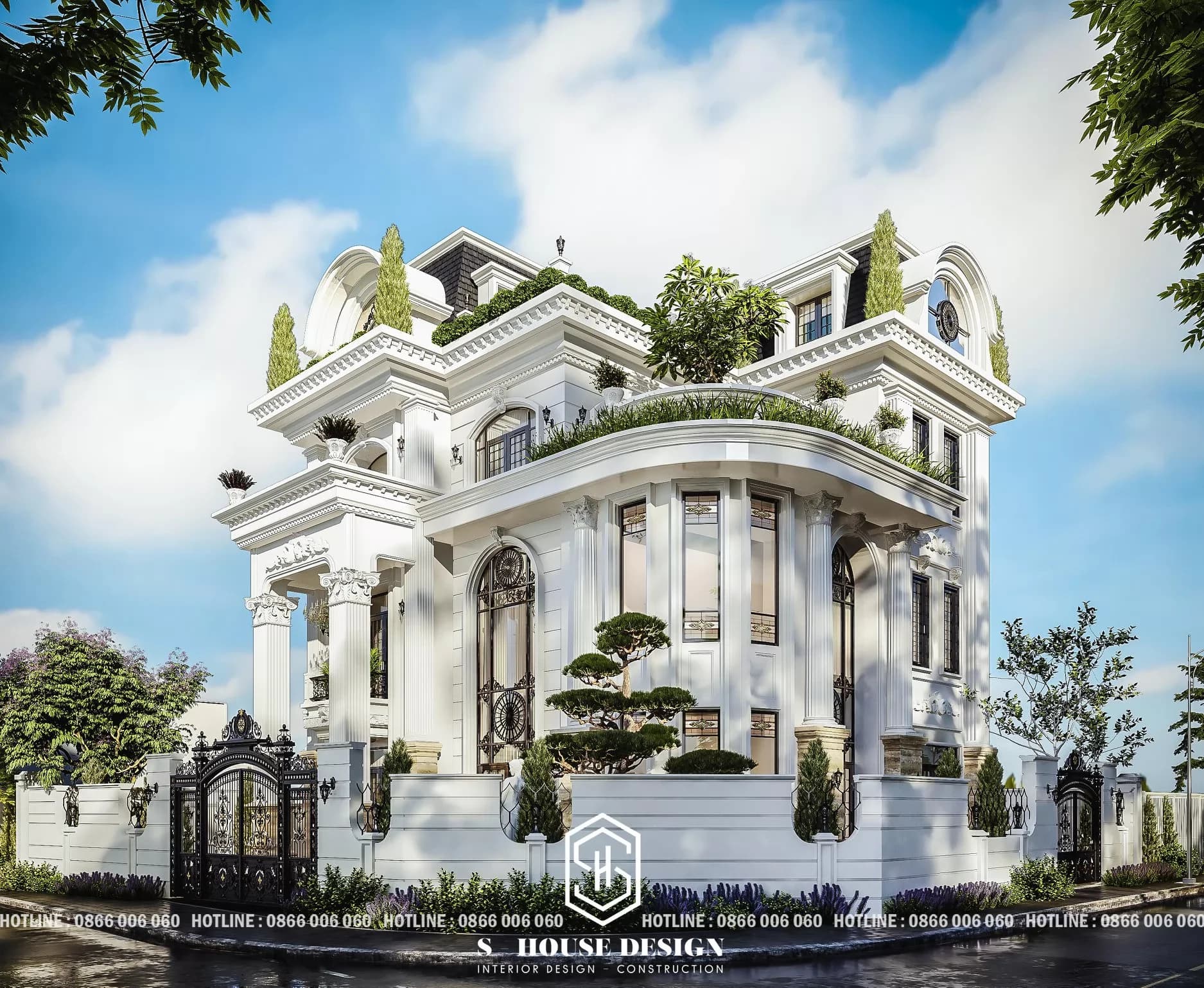 Neoclassical villa design by Mr. Kinh (1)