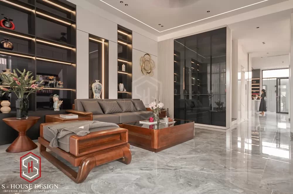 Nội Thất Thực Tế Nhà Phố Anh Thịnh KĐT Vinh Tân (2)