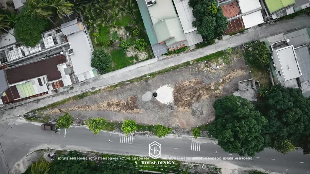 Thiết kế kiến trúc biệt thự đất xéo chị Liễu Cam Ranh (3)
