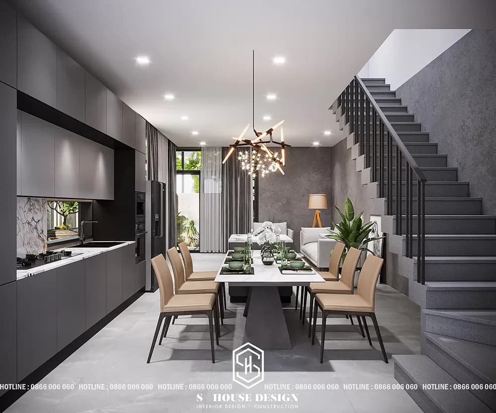 Thiết Kế Nội Thất Nhà Phố Anh Tâm - Mỹ Gia (3)