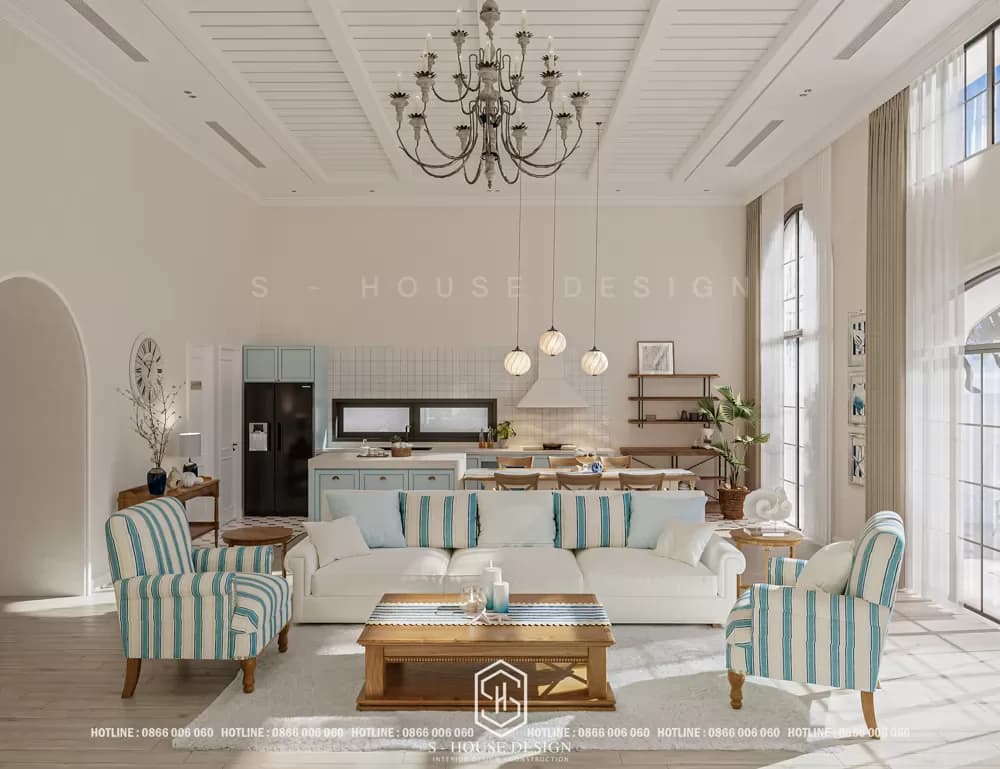Thiết Kế Nội Thất Resort Nghỉ Dưỡng Tại Gia Phong Cách Santorini (3)
