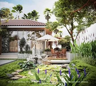 Landscape Design of Ms. Quyen's Garden Villa