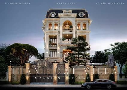 Thiết Kế Kiến Trúc Biệt Thự Anh Đạt Hồ Chí Minh