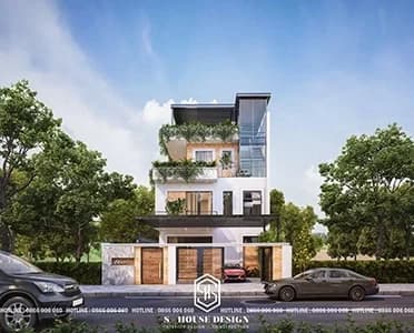 Architectural design of Ms. Hai's townhouse