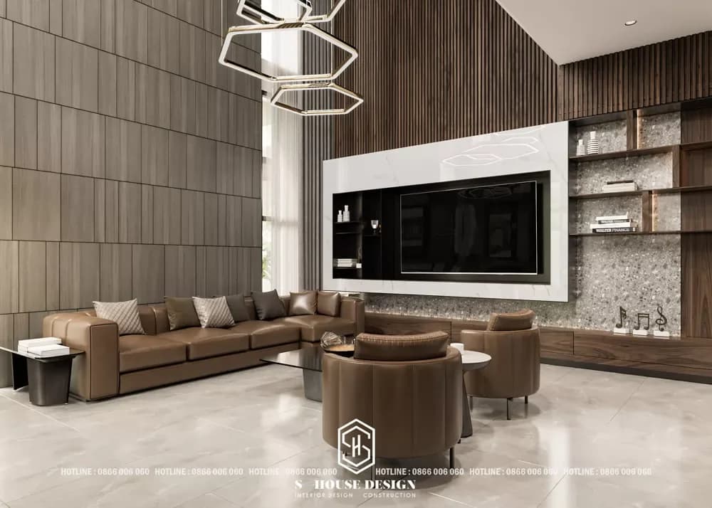 Thiết kế nội thất nhà phố mái thái hiện đại (4)