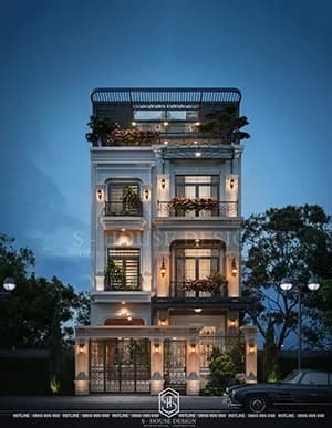 Neoclassical Townhouse Architecture In Thu Duc City, Ho Chi Minh City