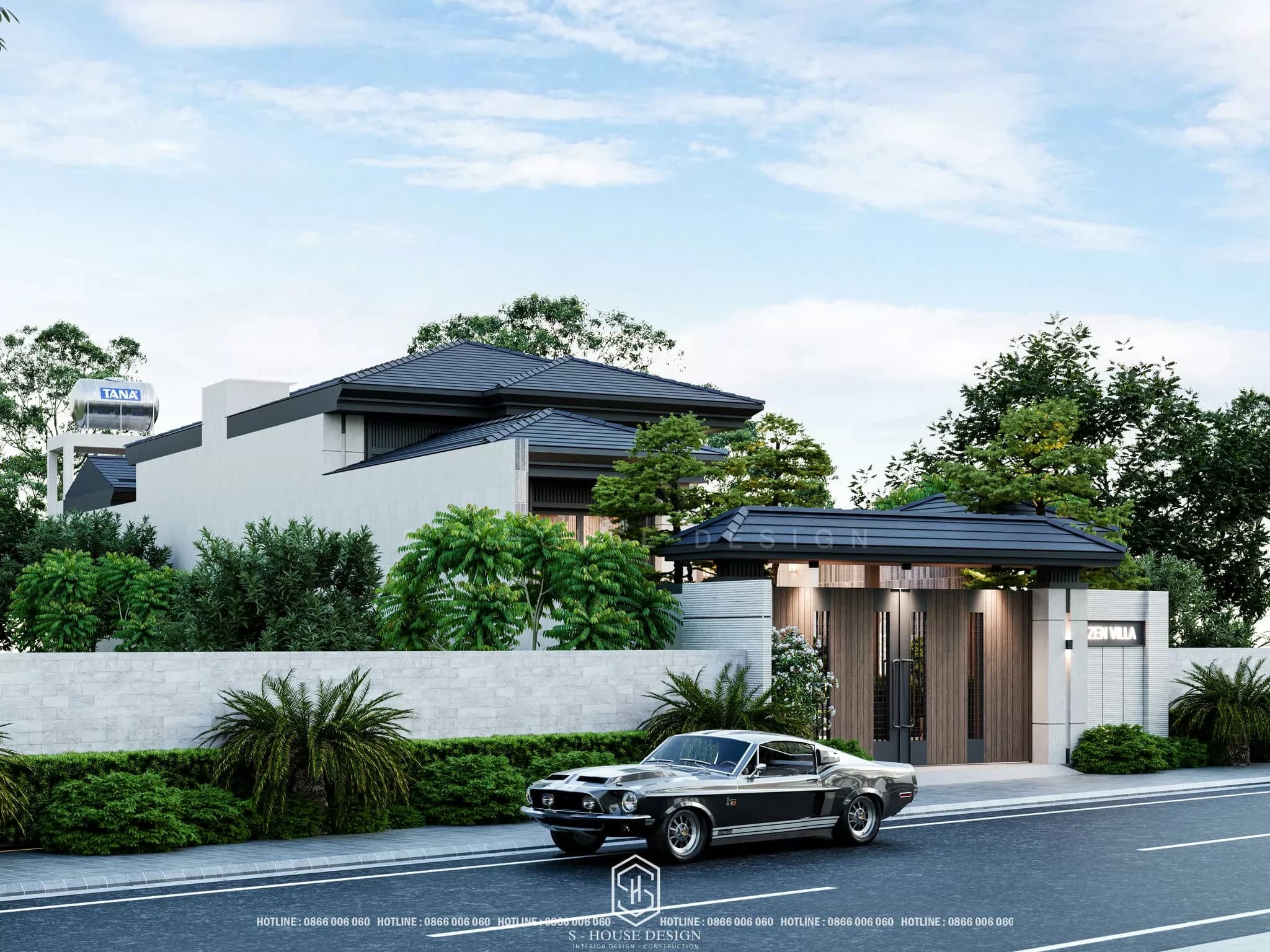 Thiết Kế Biệt Thự Vườn Mái Nhật Hiện Đại – Zen Villa (3)