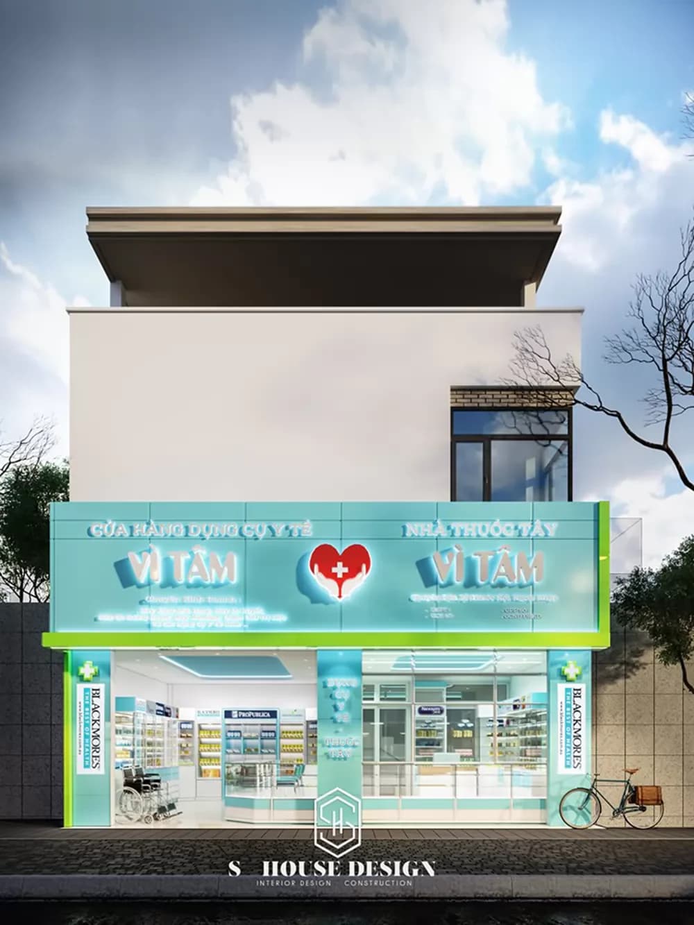 Design of Vi Tam pharmacy in Nha Trang (2)