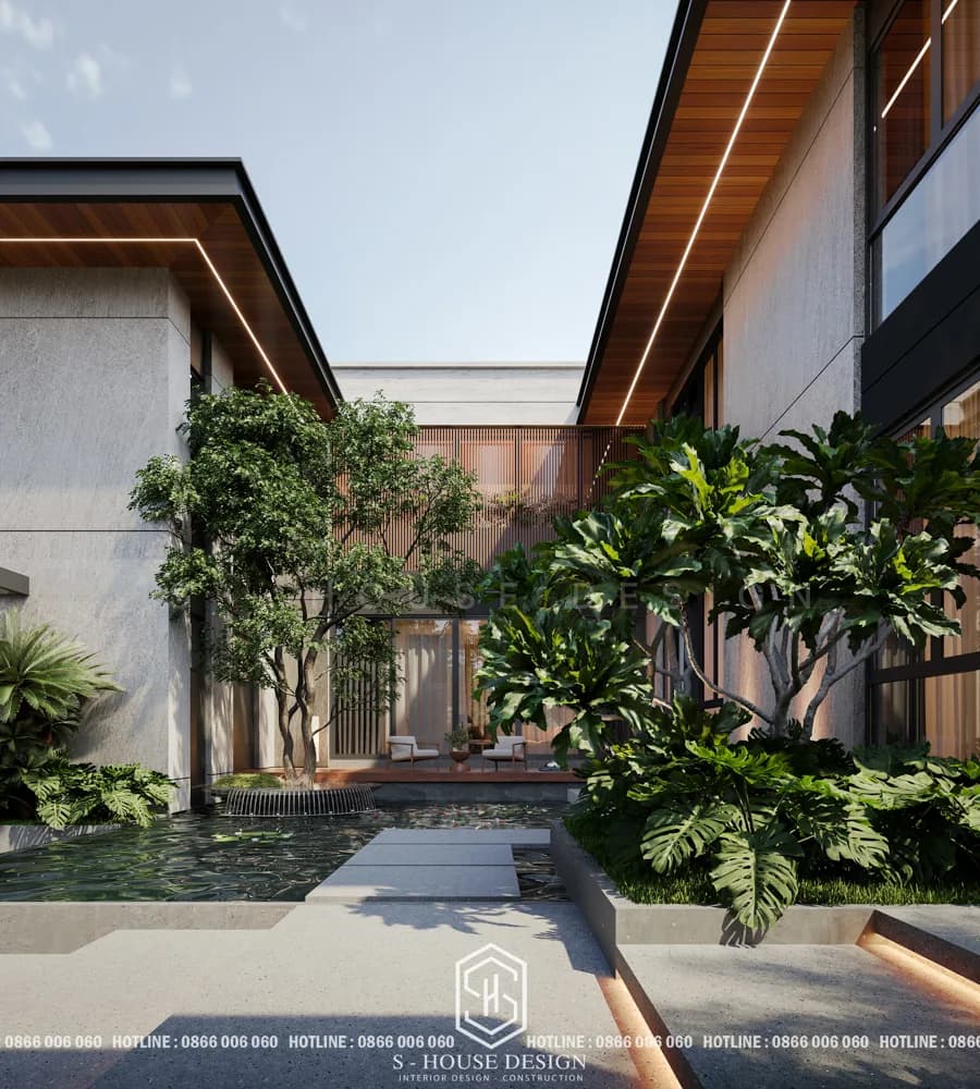 Thiết Kế Biệt Thự Hiện Đại 800m2 nghỉ dưỡng