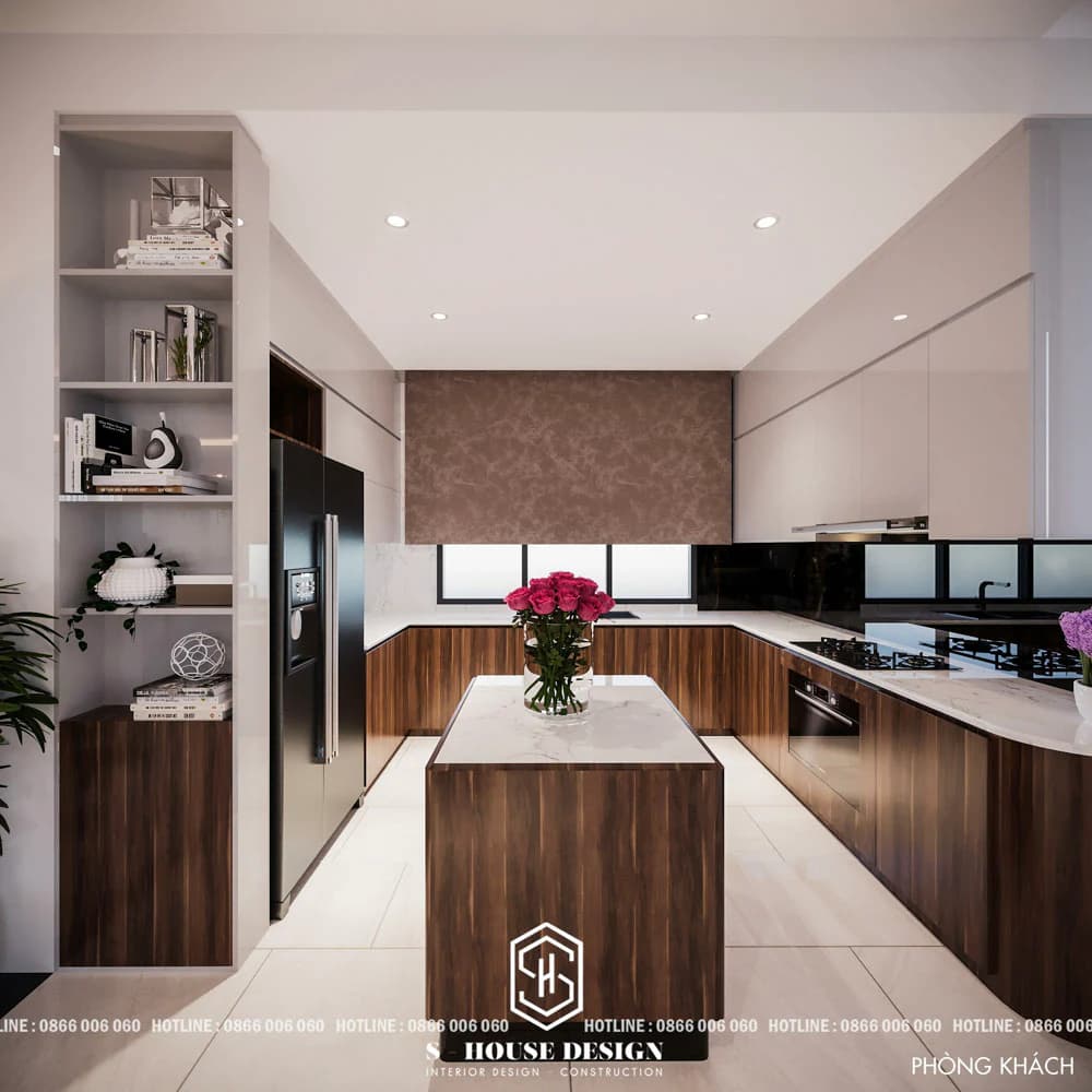 Top 20+ mẫu bếp đẹp nhất đã được S-House thiết kế và thi công