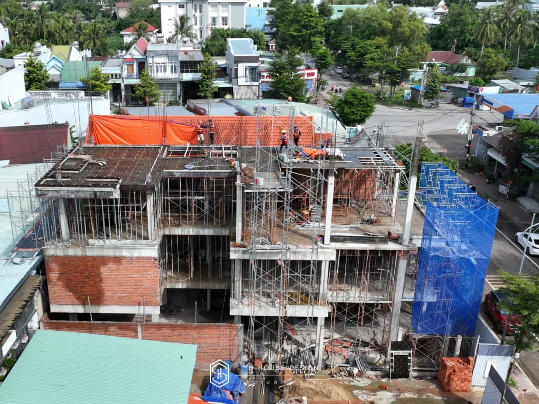 Thi công biệt thự 5 tầng tại Gia Lai