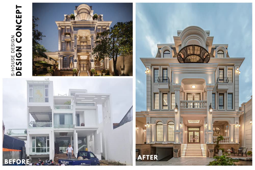 Top 10 Mẫu Biệt Thự, Nhà Phố S-house Đã Thiết Kế Và Thi Công