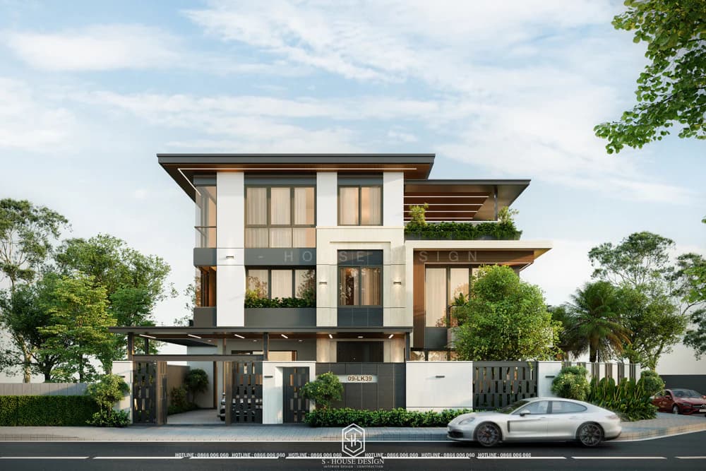 20+ Mẫu Thiết Kế Biệt Thự 300m2 Đẹp Đẳng Cấp Xu Hướng 2026