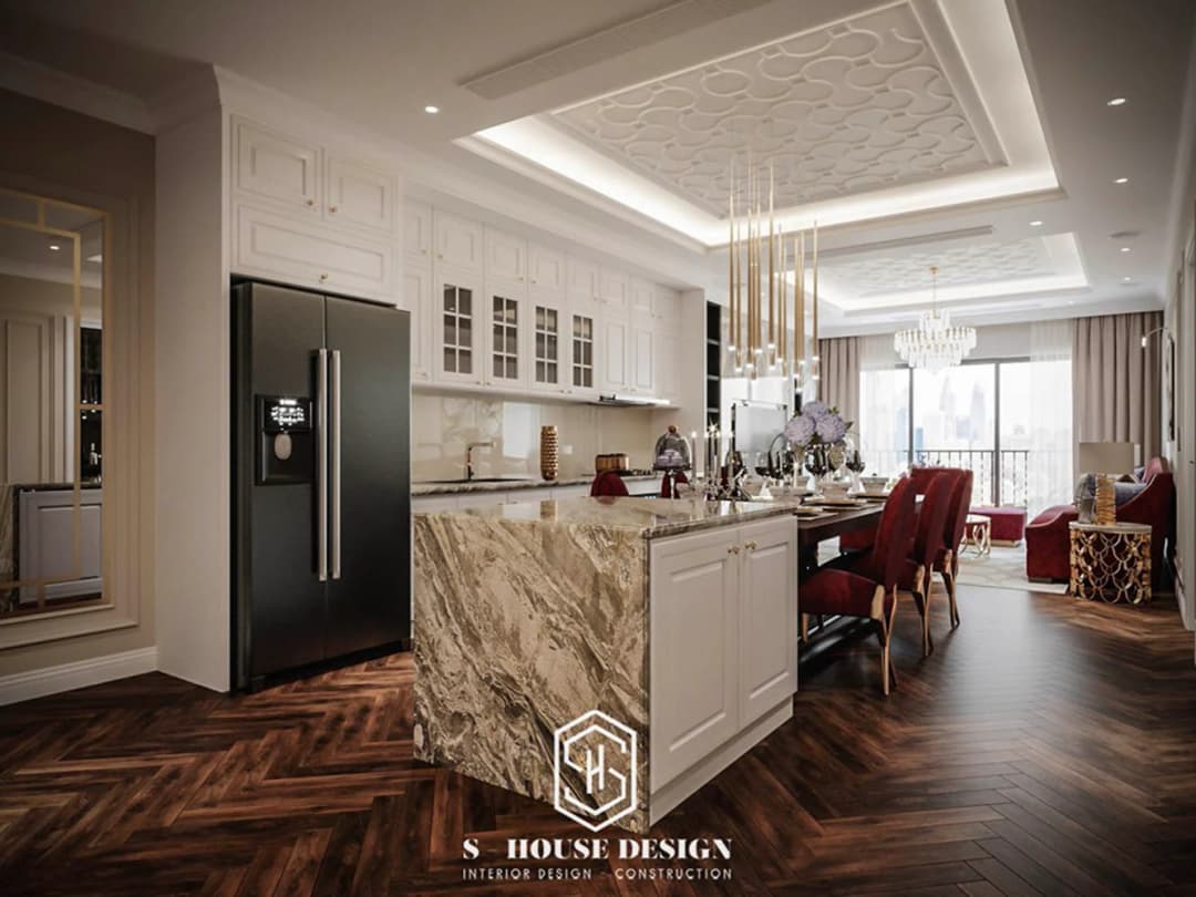Top 20+ mẫu bếp đẹp nhất đã được S-House thiết kế và thi công