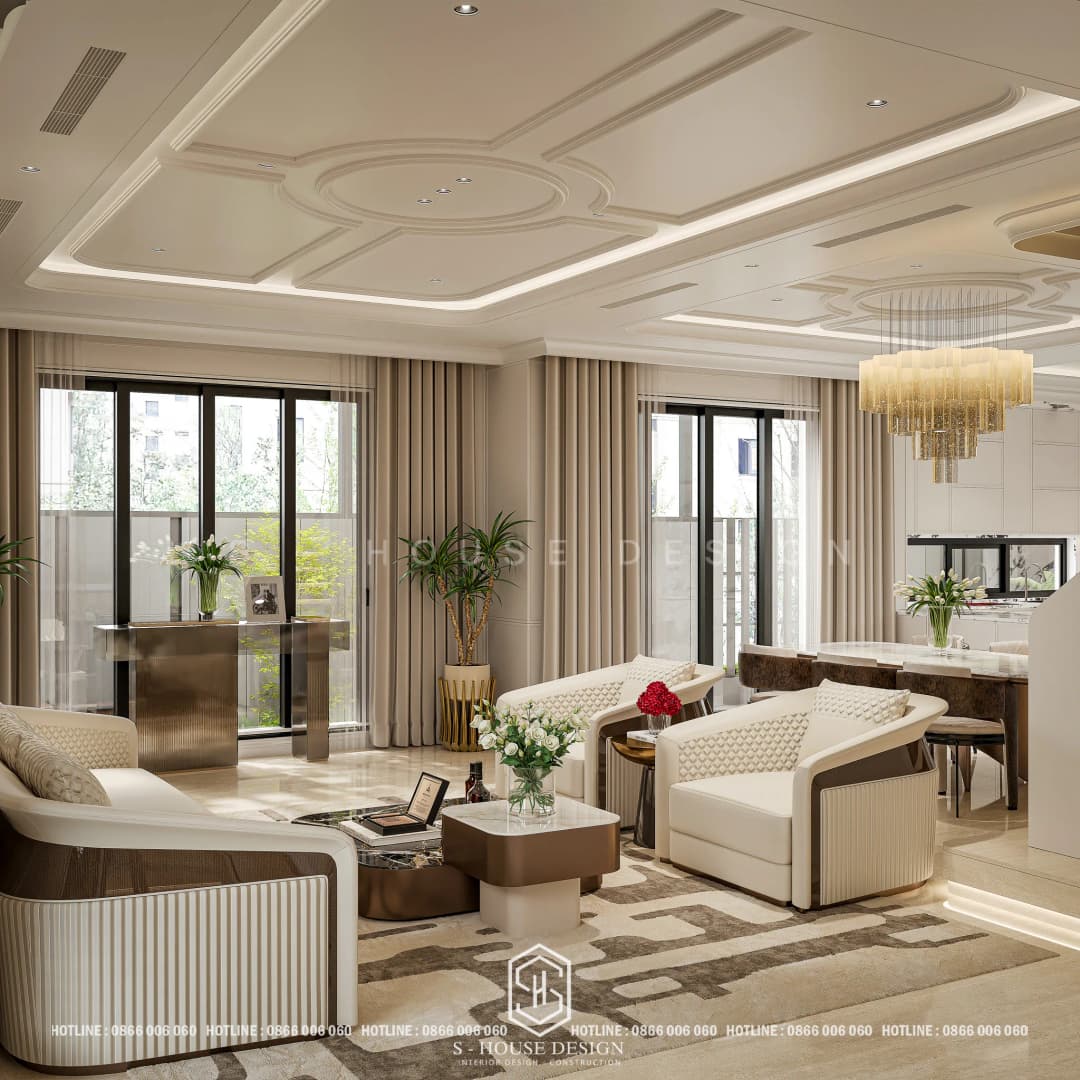 Thiết kế nội thất phòng khách