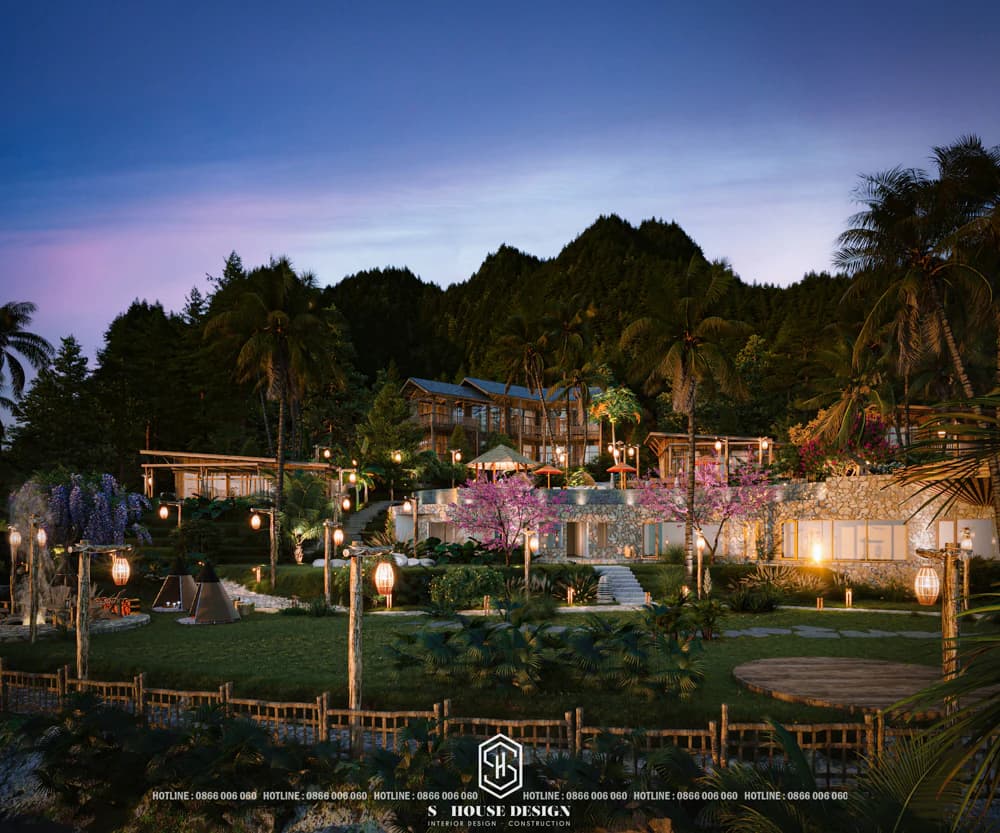 Thiết Kế Khu Nghỉ Dưỡng Mơ Village Tại Hòa Bình