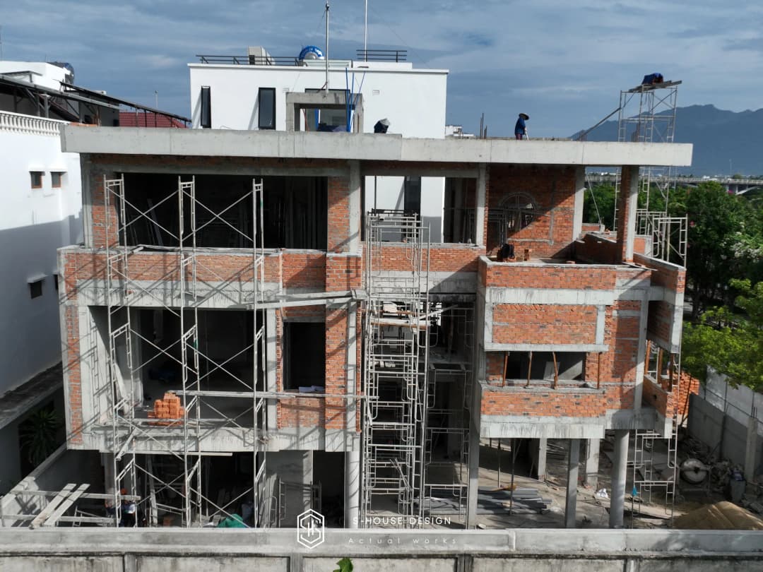 Thi Công Biệt Thự Hiện Đại 16x22m