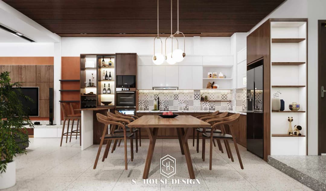 Top 20+ mẫu bếp đẹp nhất đã được S-House thiết kế và thi công