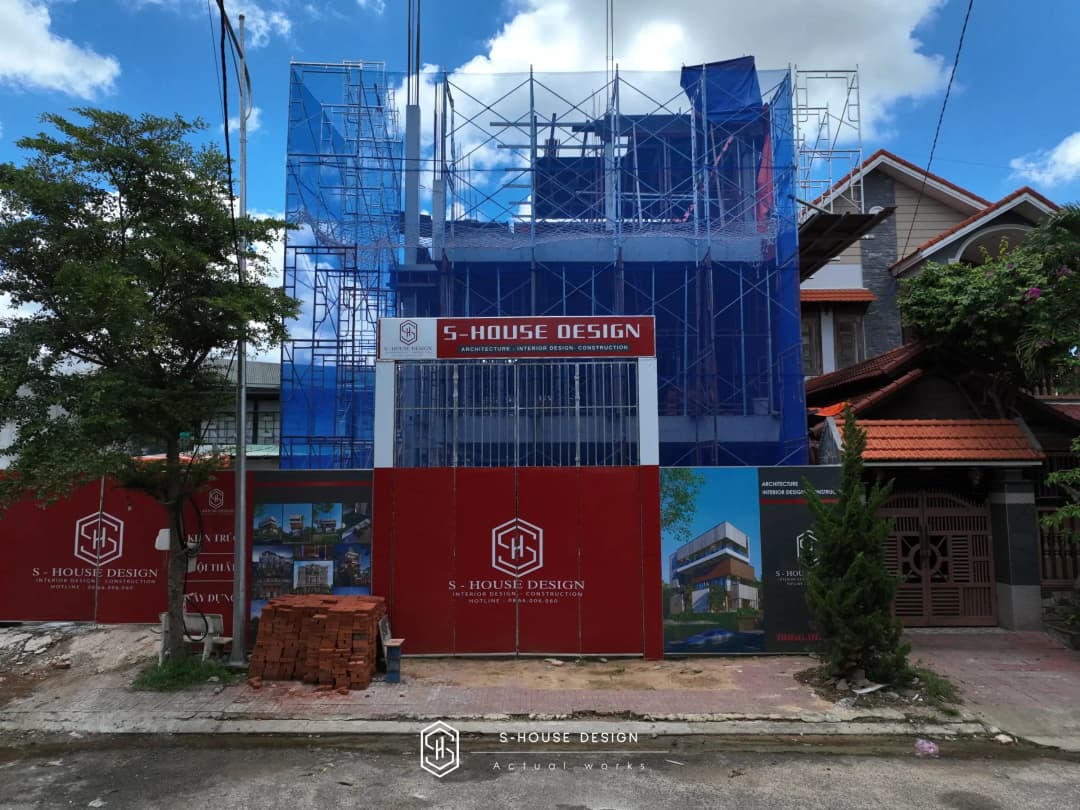 Thi công xây dựng biệt thự 5 tầng
