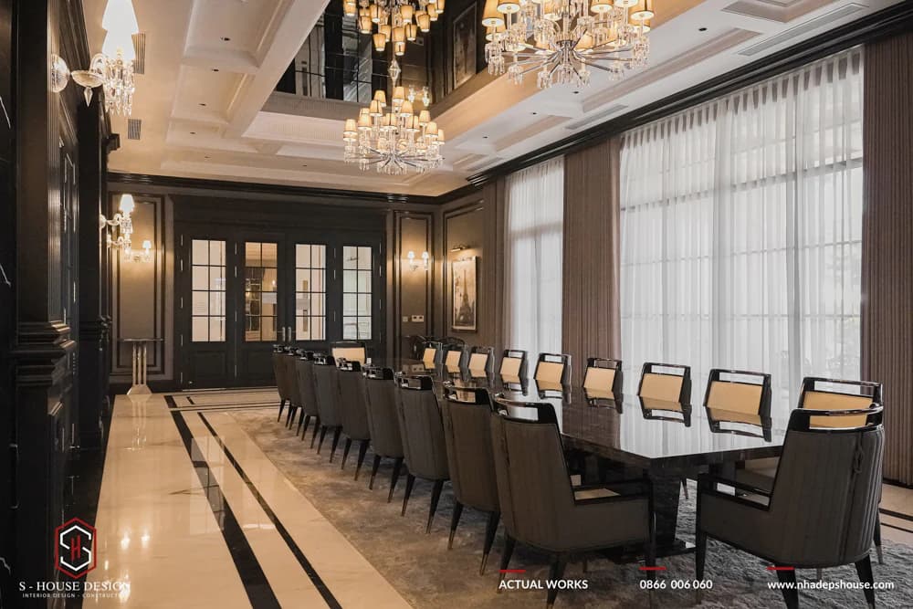 Thi Công Hoàn Thiện Nội Thất Tân Cổ Điển Dinh Thự An Chateau