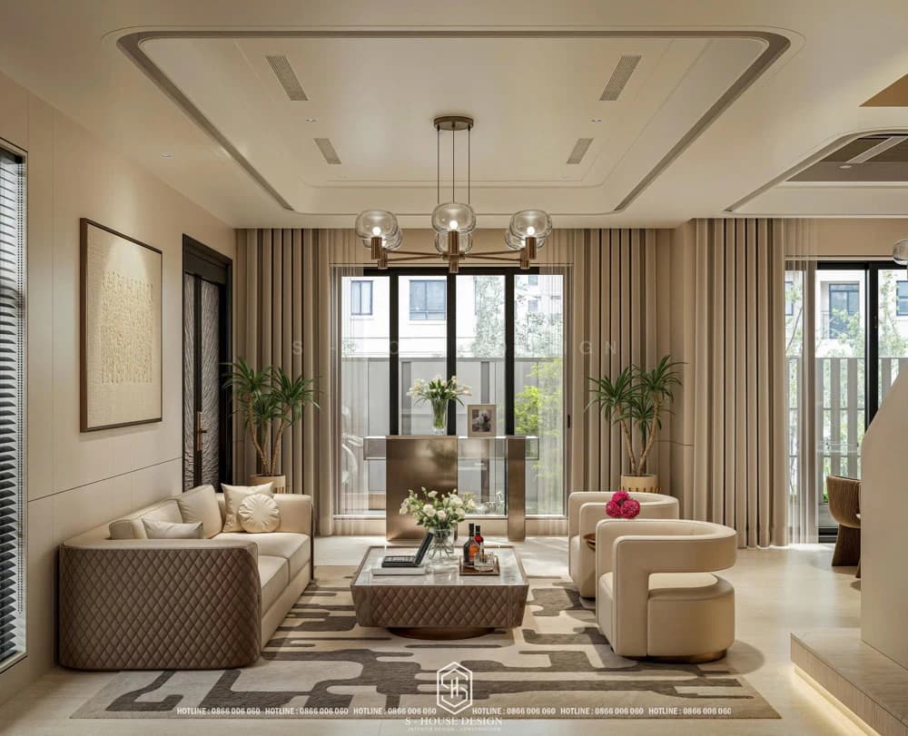 Thiết Kế Nội Thất Biệt Thự Vinhomes Vũ Yên Nâng Tầm Không Gian Sống