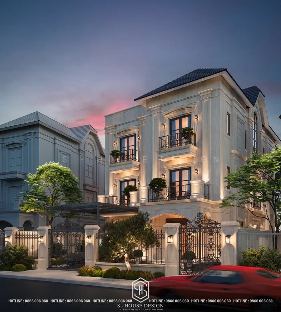 Thiết Kế Nhà Tân Cổ Điển Ở Vinhomes Cổ Loa