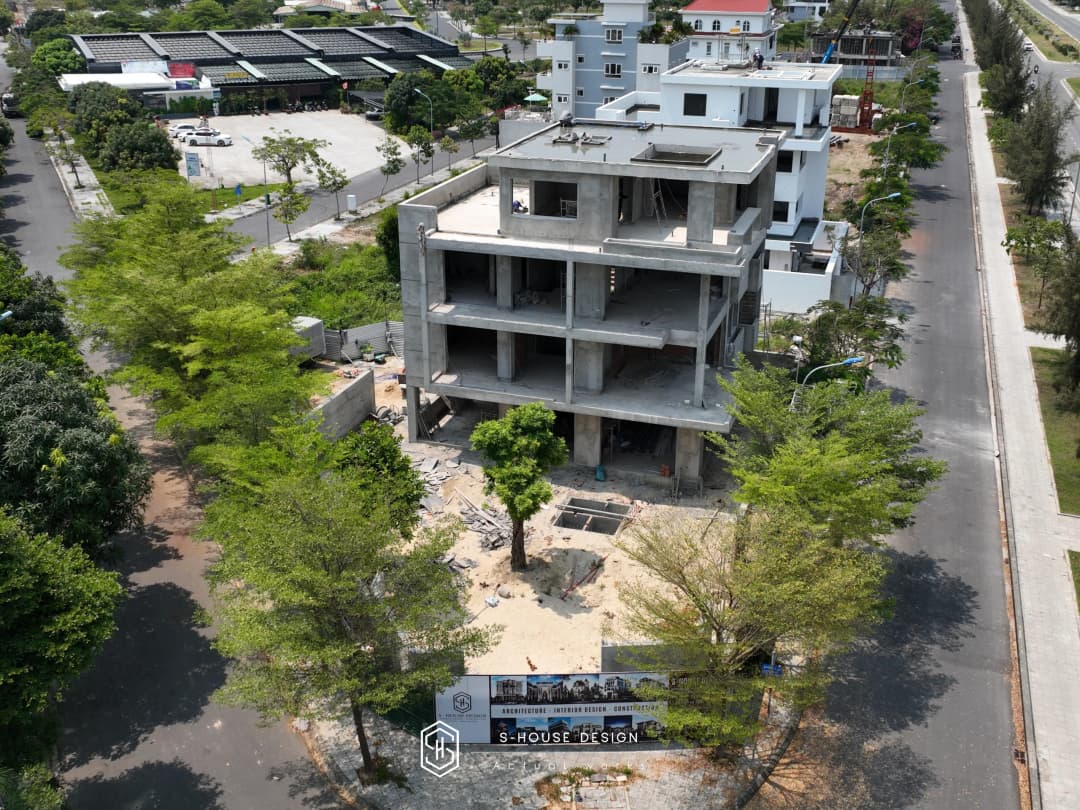 Thi công Biệt Thự Hiện Đại 3 Tầng 1 Tum