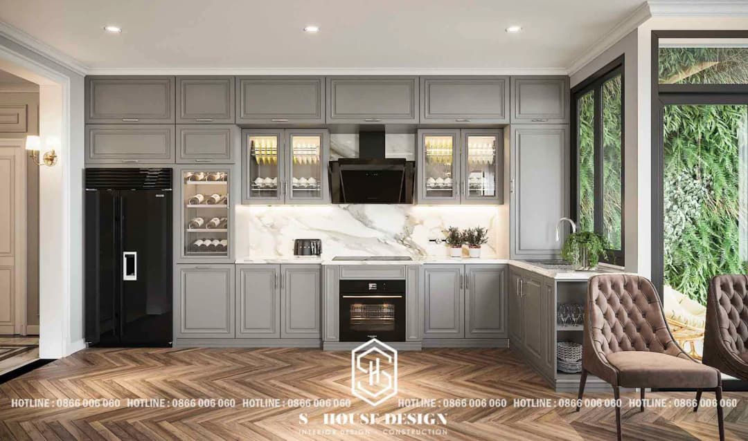 Top 20+ mẫu bếp đẹp nhất đã được S-House thiết kế và thi công