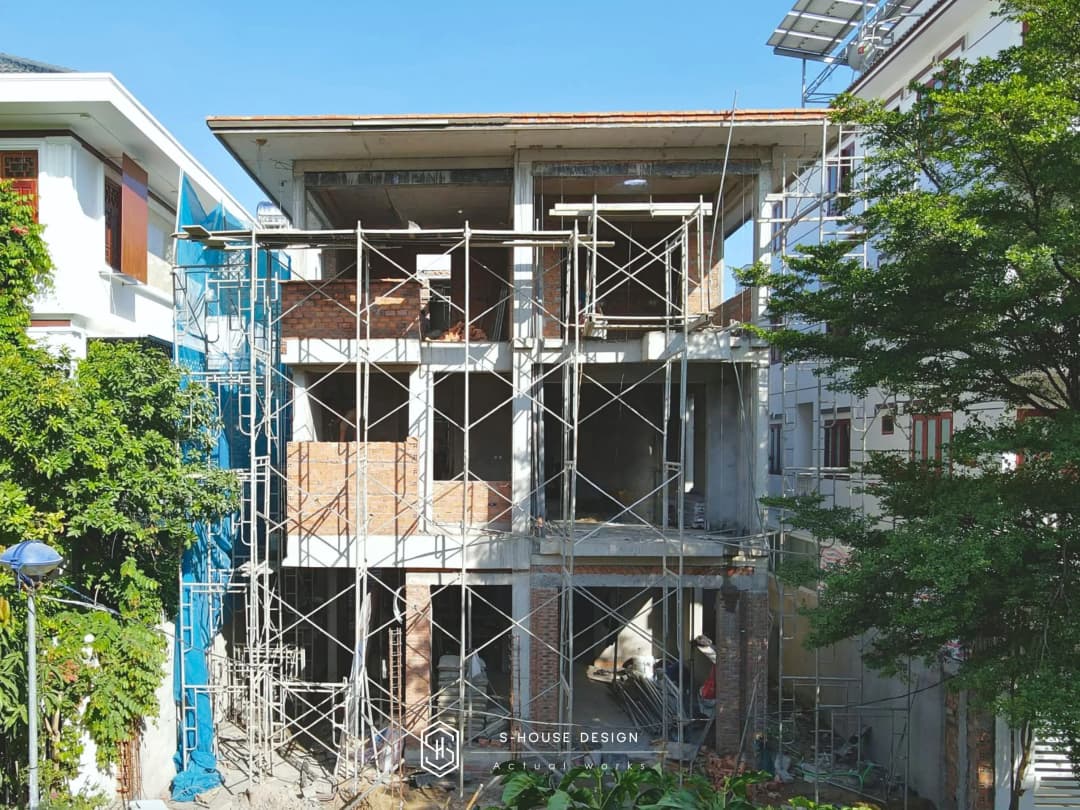 Thi Công Hoàn Thiện Nhà Phố 3 Tầng Hiện Đại KĐT Phước Long