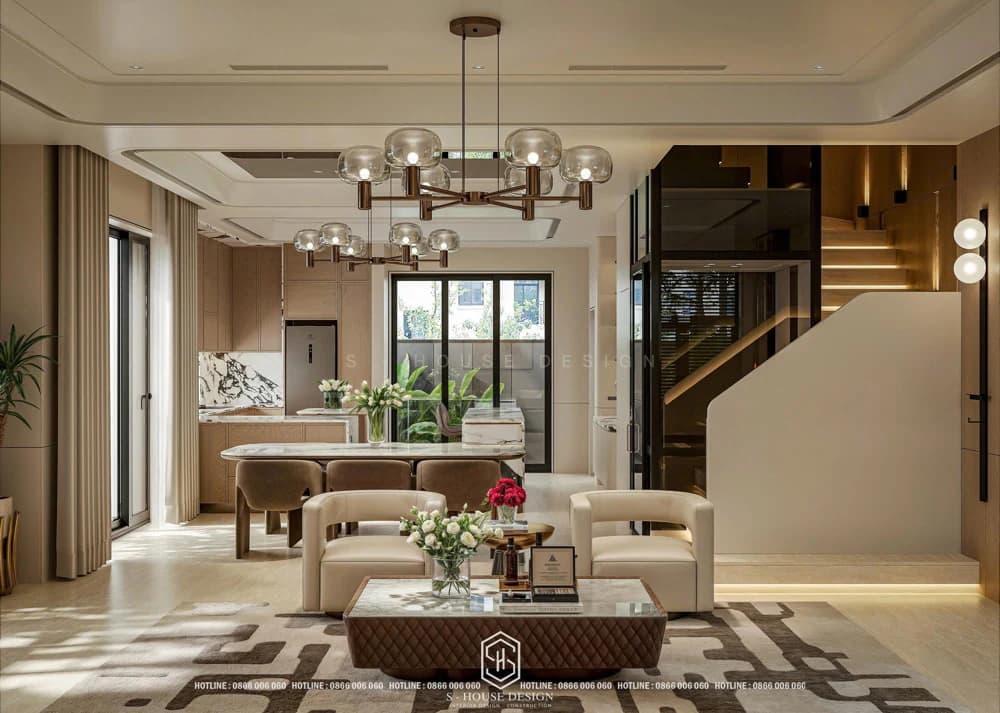 Thiết Kế Nội Thất Biệt Thự Vinhomes Vũ Yên Nâng Tầm Không Gian Sống