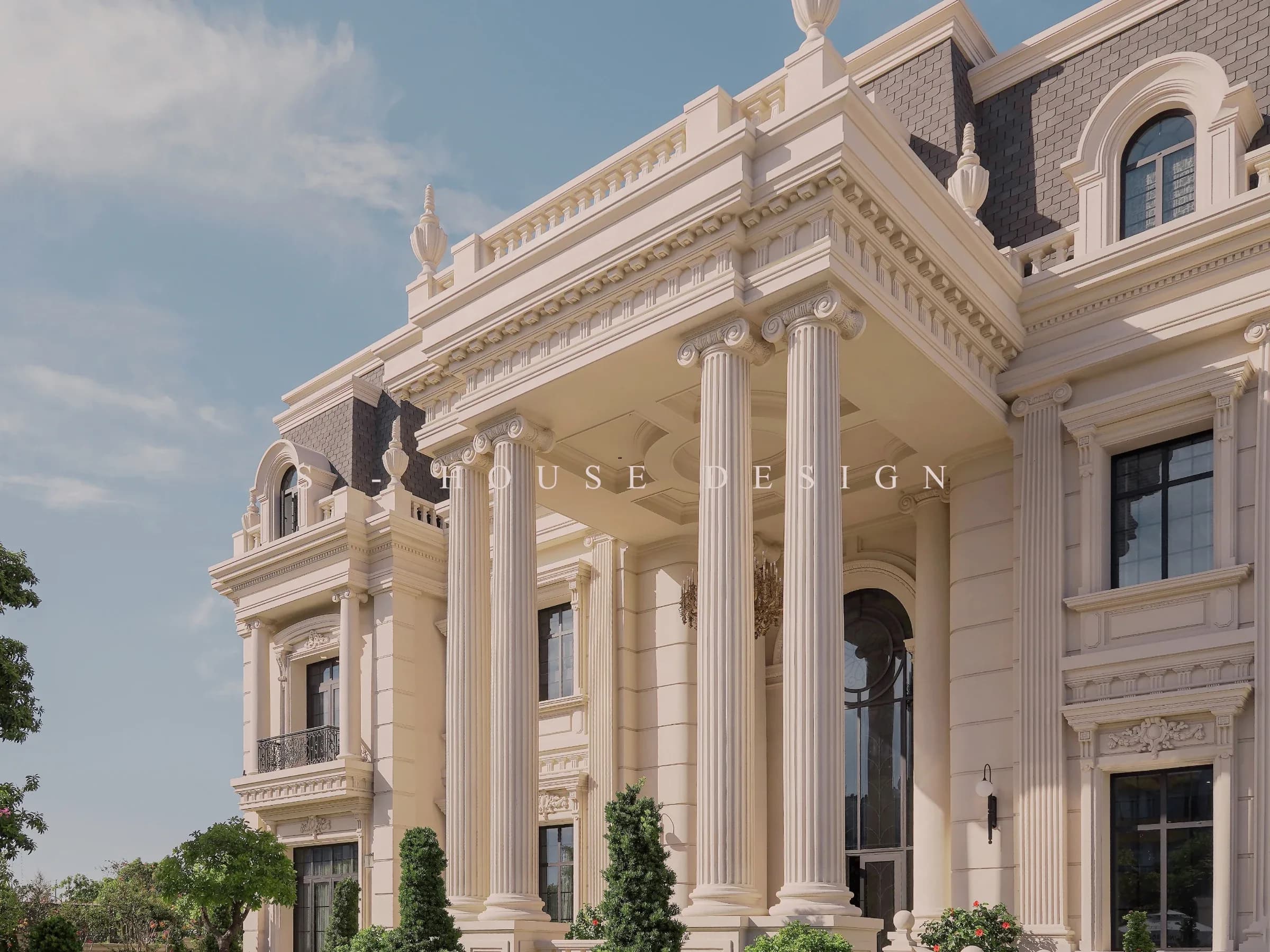 Hoàn thiện dinh thự Tân cổ điển 3000m2 tại Tuy Hòa