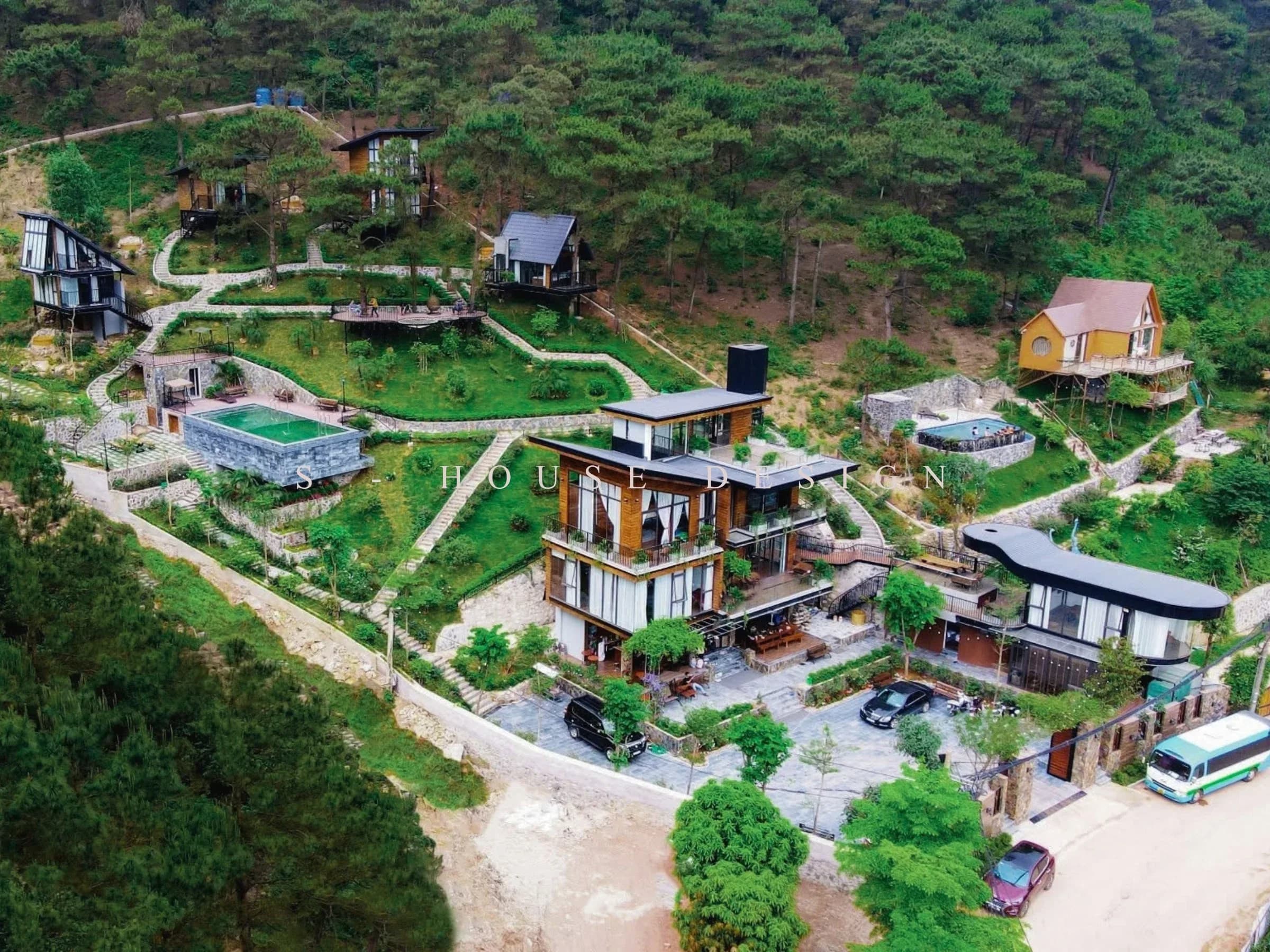 Completing the 2000m2 O'Chen Villa resort in Soc Son Hanoi