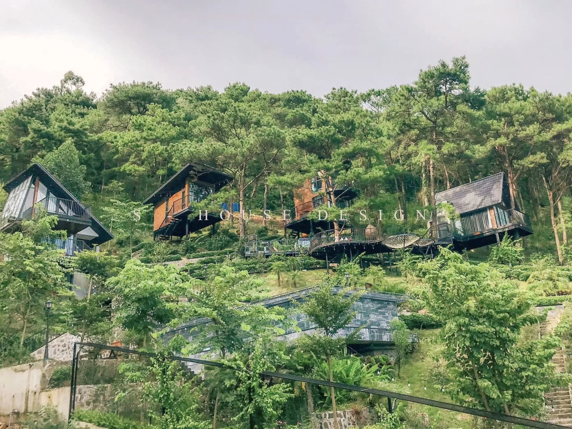 Completing the 1500m2 O'Chen Villa resort in Soc Son Hanoi