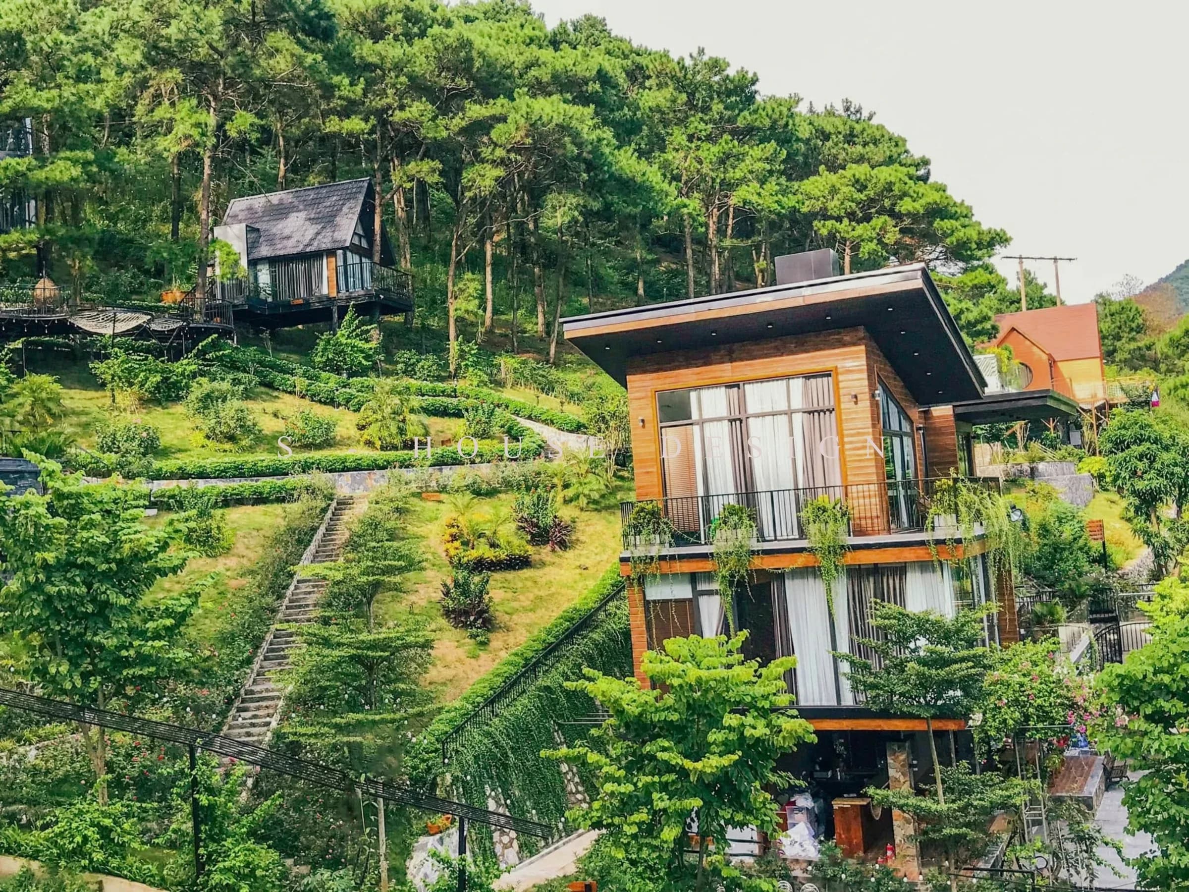 Completing the 2000m2 O'Chen Villa resort in Soc Son Hanoi
