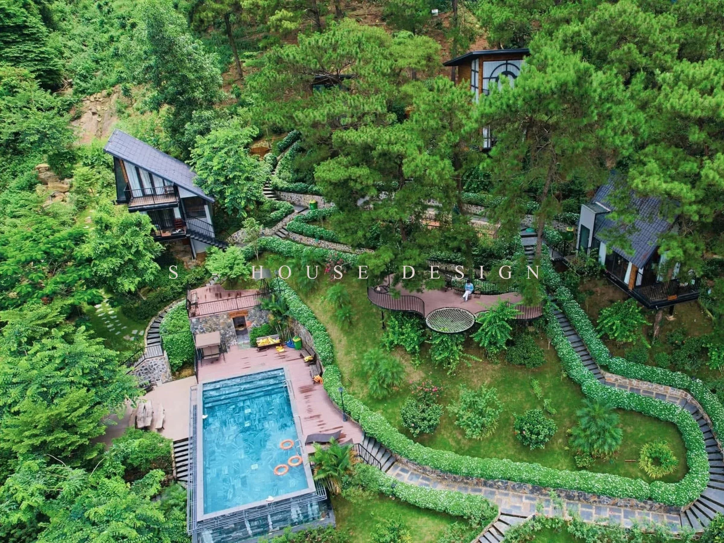 Completing the 2000m2 O'Chen Villa resort in Soc Son Hanoi