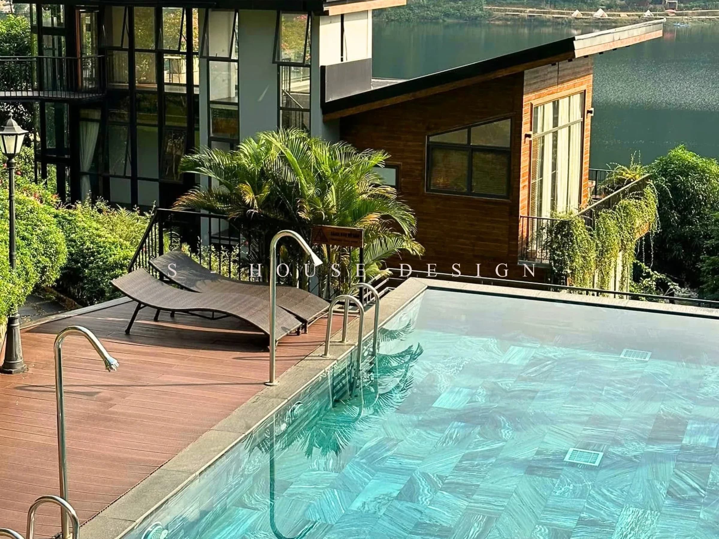 Completing the 2000m2 O'Chen Villa resort in Soc Son Hanoi