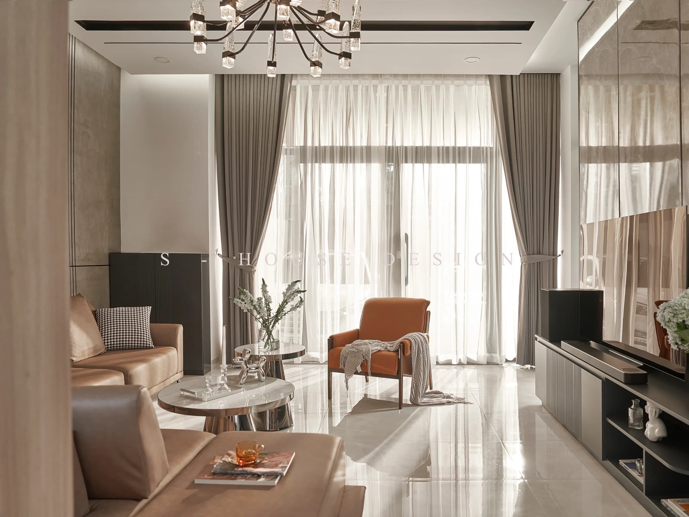 Hoàn thiện nhà chữ L 2 tầng Hiện đại tại Diên Khánh Khánh Hòa