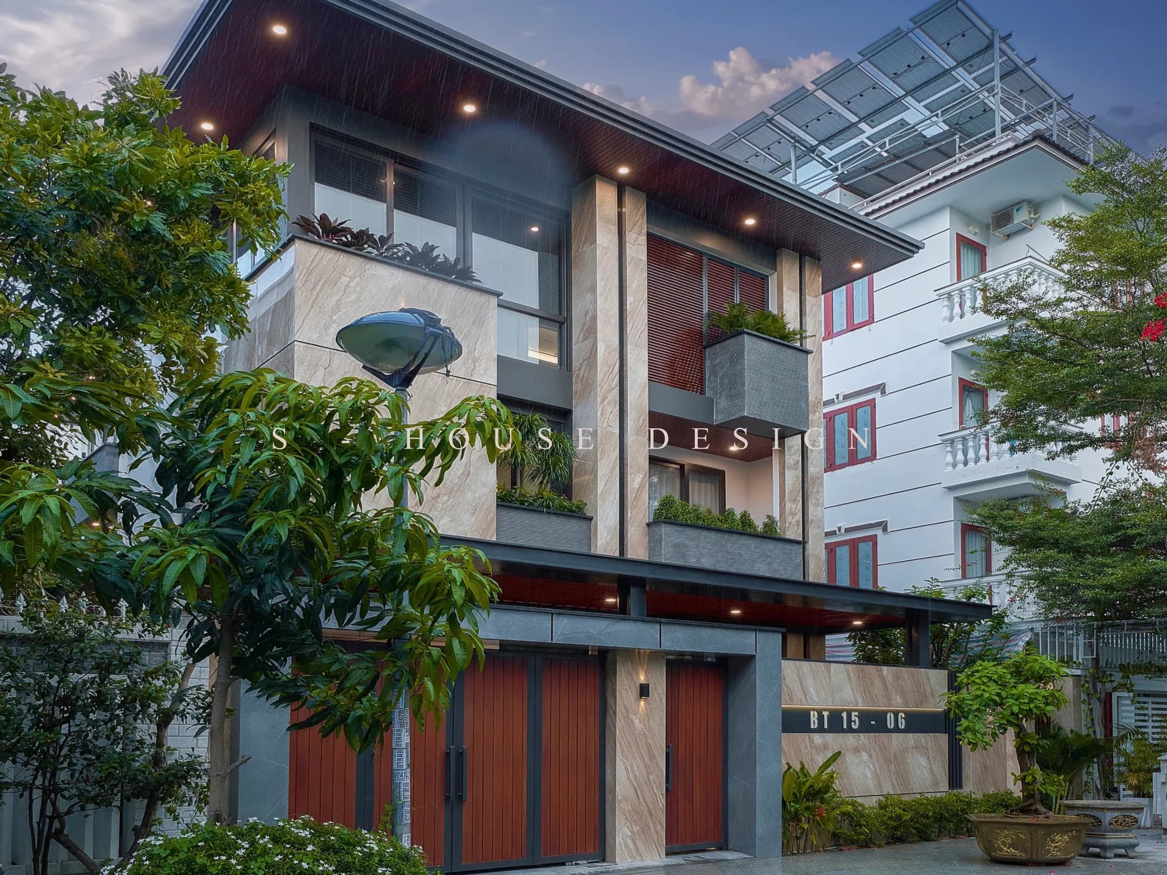 Completion of modern 3-storey townhouse in Phuoc Long urban area