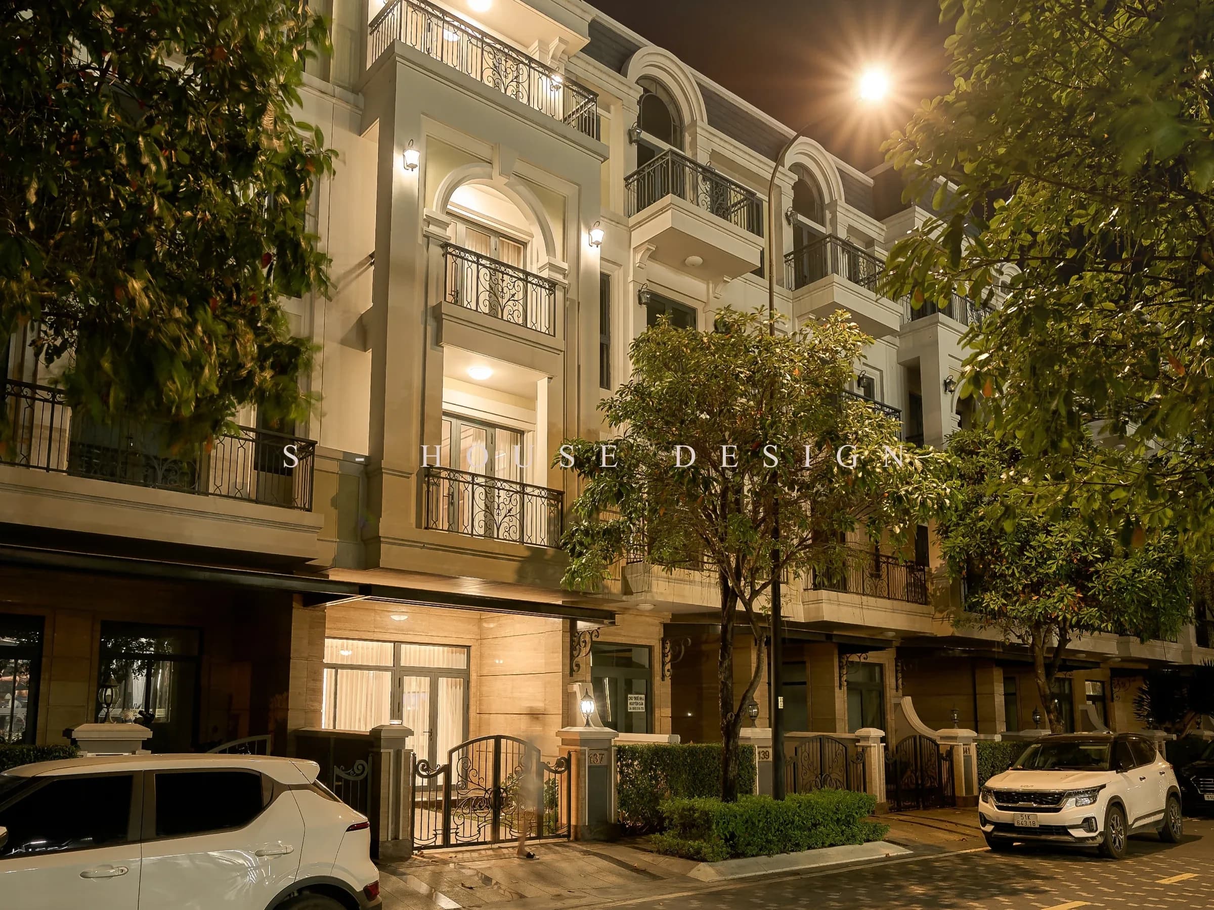 Hoàn thiện Nhà Phố Tân Cổ Điển 4 Tầng tại The Classia Khang Điền