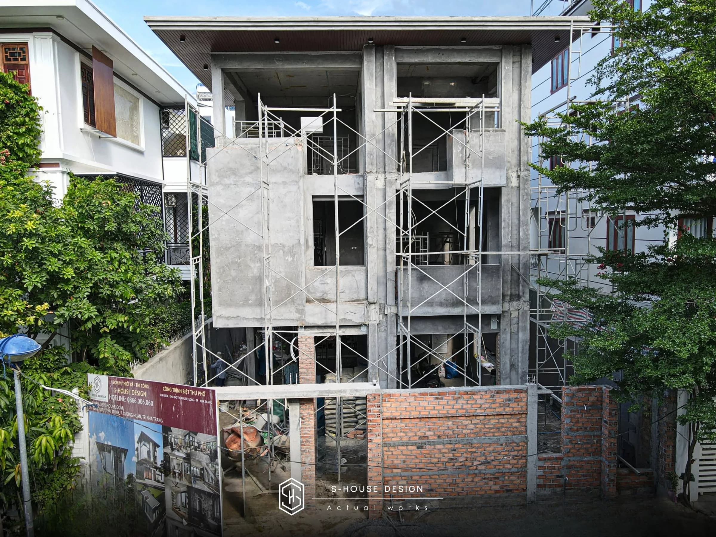 Moon Villa - Thi Công Hoàn Thiện Nhà Phố 3 Tầng Hiện Đại KĐT Phước Long
