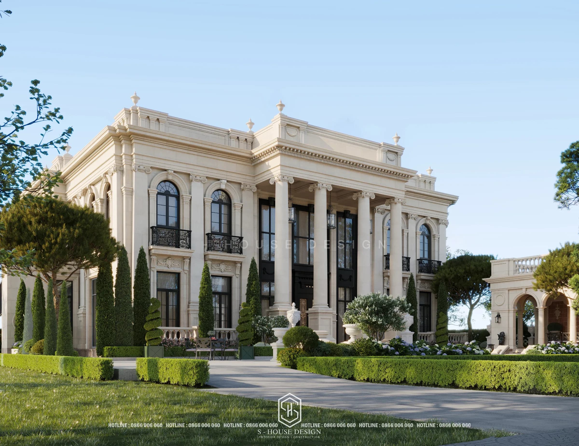 Neoclassical Villa Design 1000m2 Hai Phong | S-House
