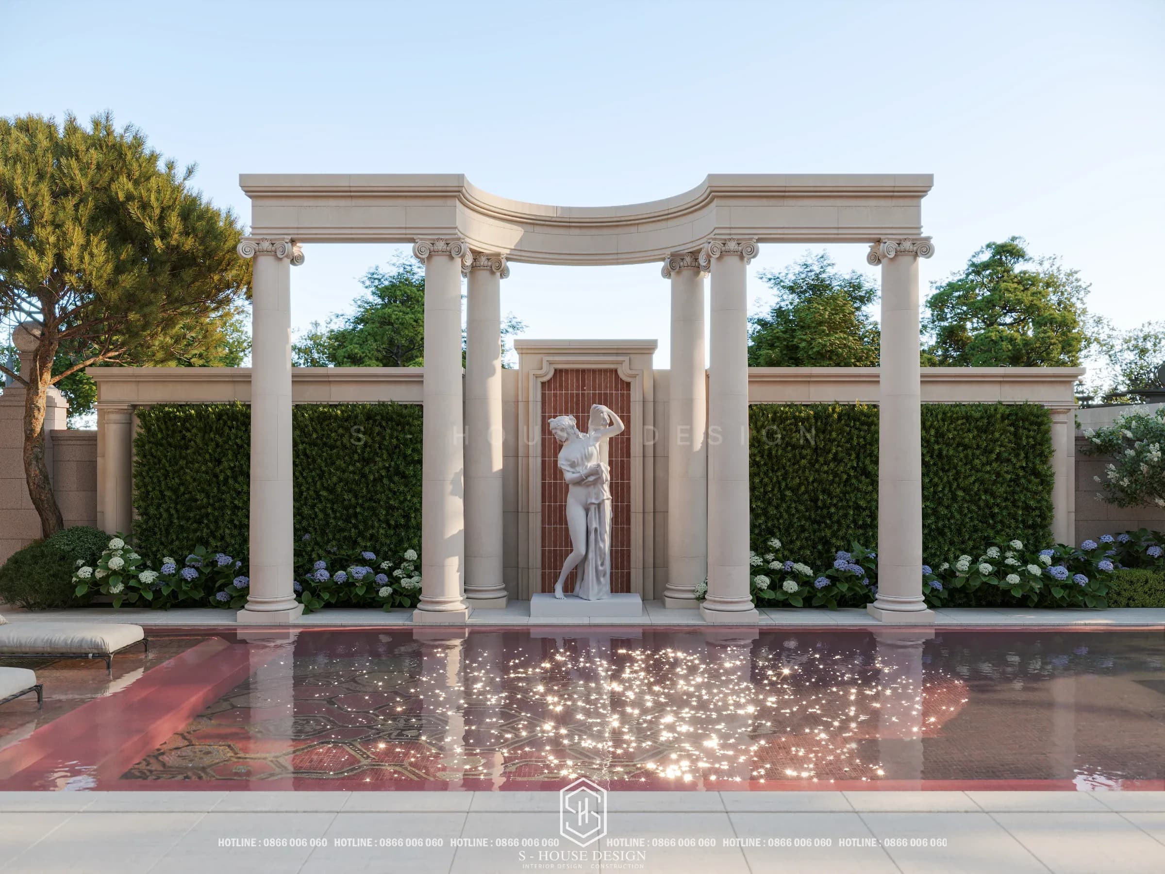 Neoclassical Villa Design 1000m2 Hai Phong | S-House