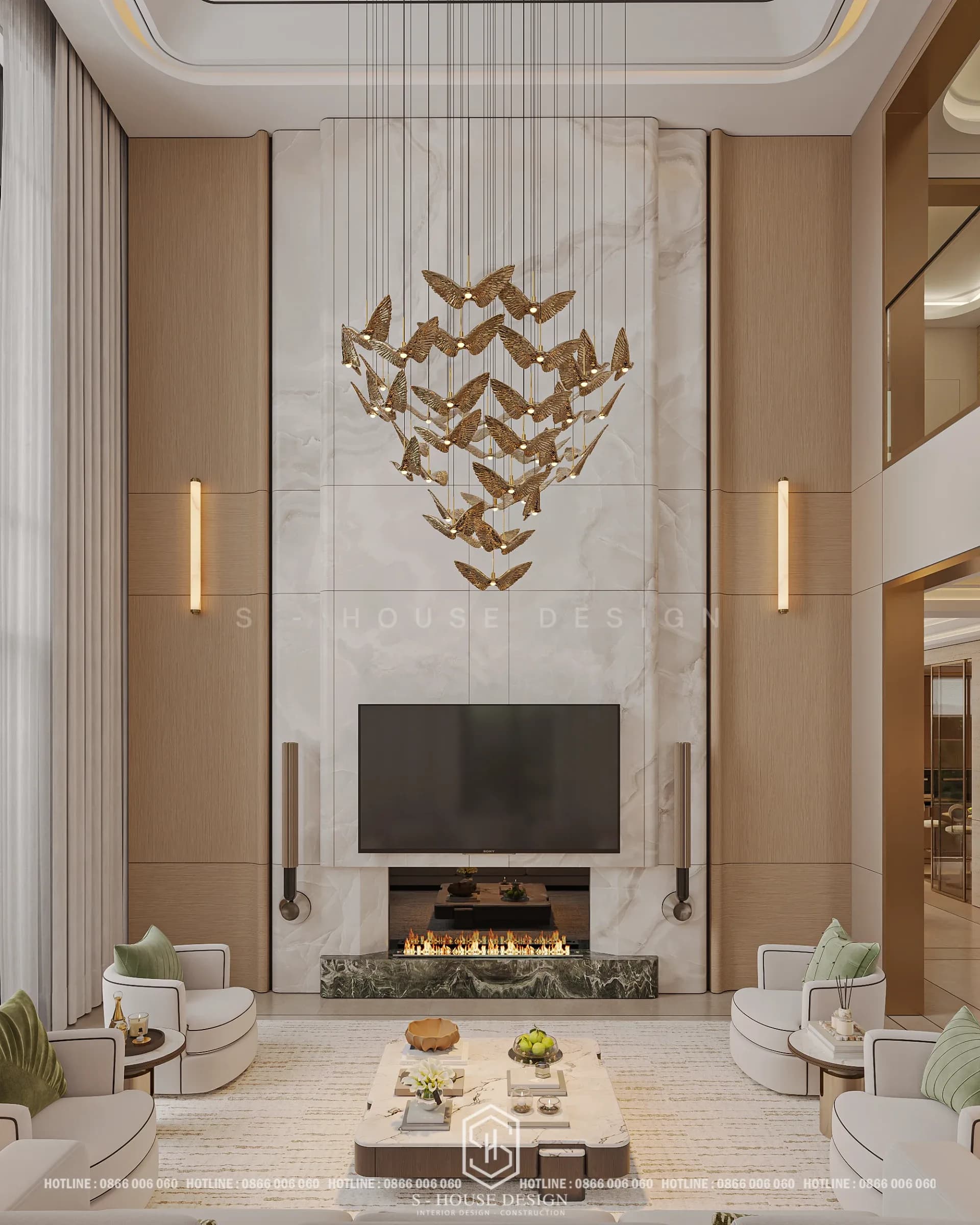 Modern villa interior design in Vinh Tan | AH Villa